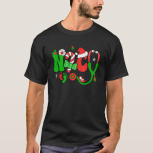 Camiseta Enfermeira UTI Neonatal Stethoscope Chapéu de Papa