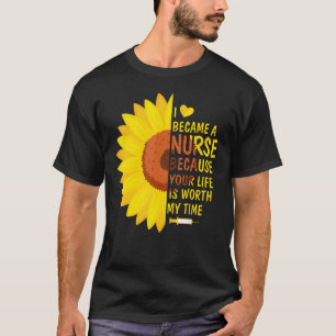 Camiseta Enfermeira Valeu A Pena O Meu Tempo Enfermeira Sem