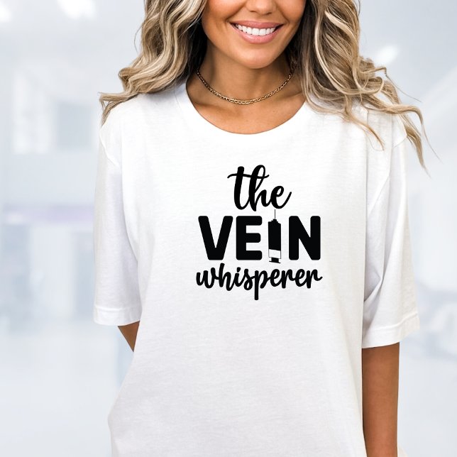 Camiseta Enfermeira Vein Whisperer Engraçado (Criador carregado)