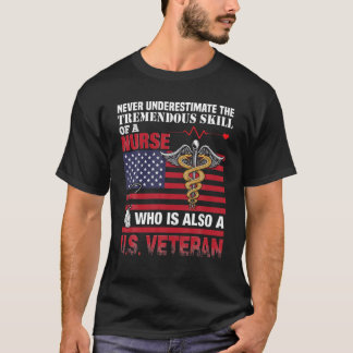 Camiseta Enfermeira Veterana dos EUA
