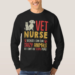 Camiseta Enfermeira Veterinária Cachorro Fofo Sloth Coelho