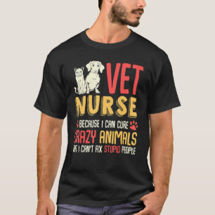 Camiseta Enfermeira Veterinária Cachorro Fofo Sloth Coelho
