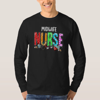 Camiseta Enfermeira Xadrez Vermelho Estetoscópio Rn