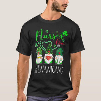 Camiseta Enfermeiras Adoram Shenanigans - Engraçados Gnomos
