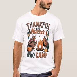 Camiseta Enfermeiras agradecidas que adoram acampar