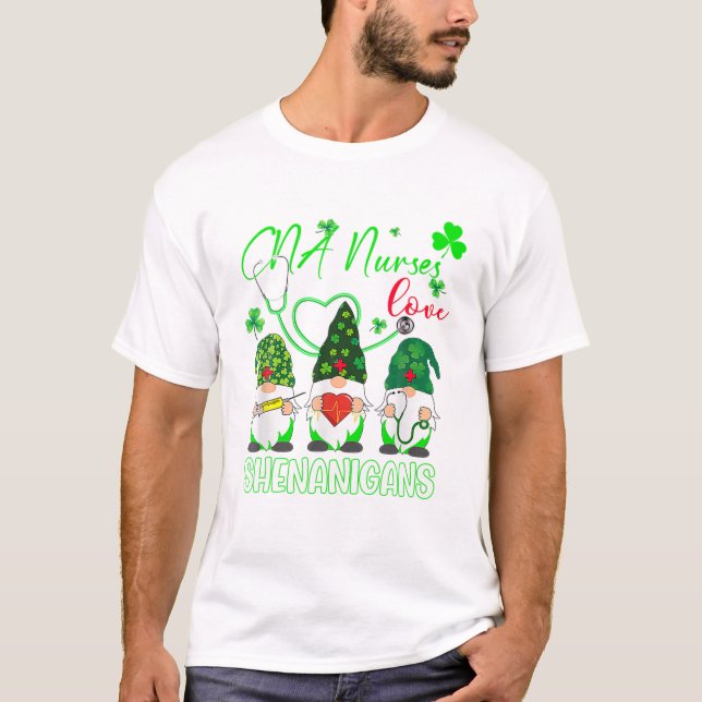 Camiseta Enfermeiras da CNA Adoram Shenanigans Rua Gnomos E (Frente)