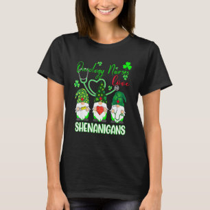 Camiseta Enfermeiras de Oncologia Amam Travessuras Gnomo En