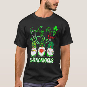 Camiseta Enfermeiras de Oncologia Amor Shenanigans Engraçad