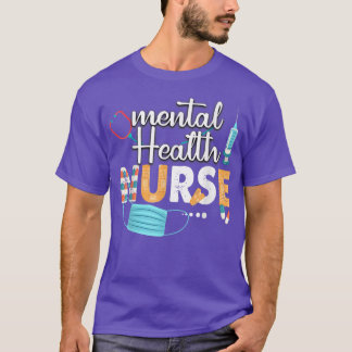 Camiseta Enfermeiras de Saúde Mental Enfermeiras Cute Seman