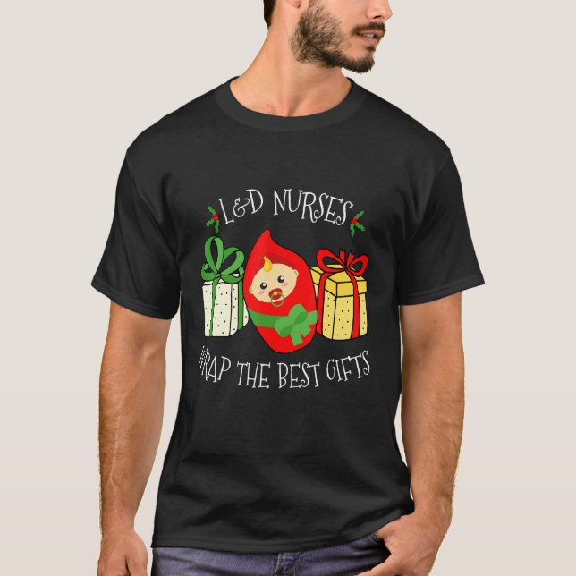 Camiseta Enfermeiras De Trabalho E Entrega De Natal Envolve (Frente)