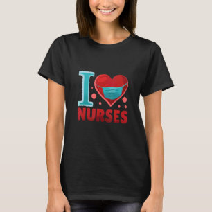 Camiseta Enfermeiras Do Coração Para Mulheres Rn Lpn