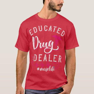 Camiseta Enfermeiras Enfermeiras Educadas Dealer Cardíaco