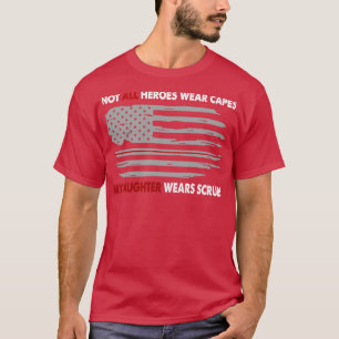 Camiseta Enfermeiras Nem Todos Heroínas Vestem Capas Minha