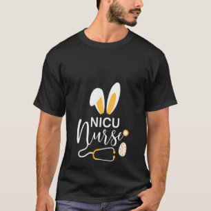 Camiseta Enfermeiras Nicu Enfermeira Bunny Egg Páscoa Enfer