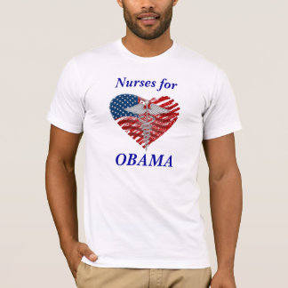 Camiseta Enfermeiras para OBAMA