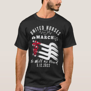 Camiseta Enfermeiras Unidas Marcham Milhão de Enfermeiras M
