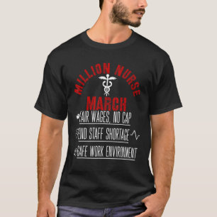 Camiseta Enfermeiras Unidas Marcham Milhão de Enfermeiras M