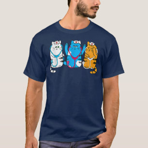 Camiseta Enfermeiro 365 Enfermeiro Gato Gato Gato Gato Gato