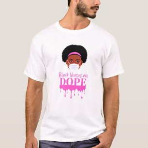 Camiseta Enfermeiro Africano Americano Orgulho Negro Melani