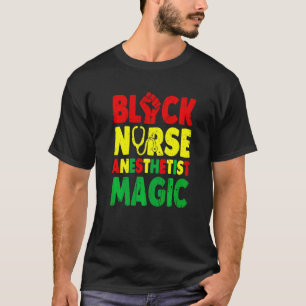 Camiseta Enfermeiro Anestesiologista Negro Magia Crna