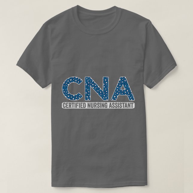 Camiseta Enfermeiro Assistente de Enfermeira da CNA Certifi (Frente do Design)