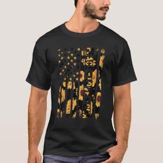Camiseta Enfermeiro Auxiliar Certificado Bandeira dos EUA C