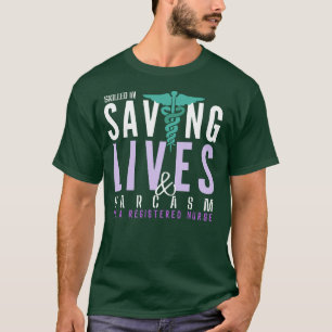 Camiseta Enfermeiro Auxiliar Certificado Habilitado em Salv