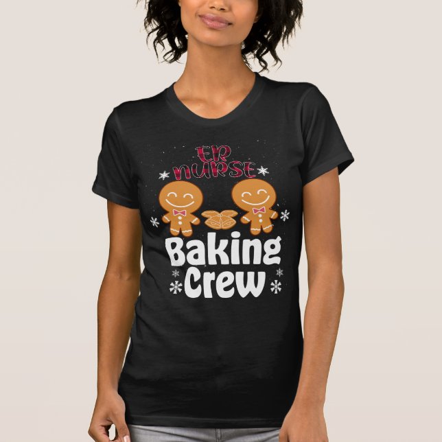 Camiseta Enfermeiro Baking Tripulantes de Natal (Frente)