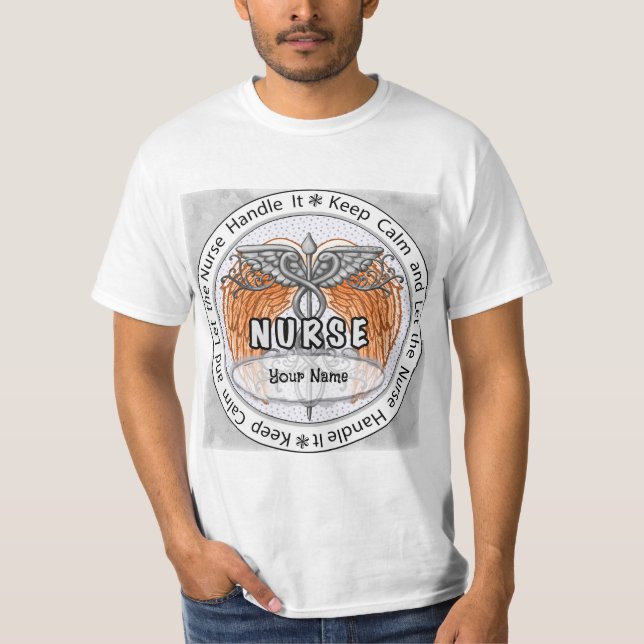 Camiseta Enfermeiro calmo (Frente)