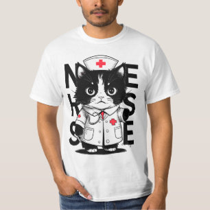 Camiseta Enfermeiro Cat Lover