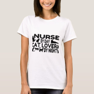 Camiseta Enfermeiro Cat Lover