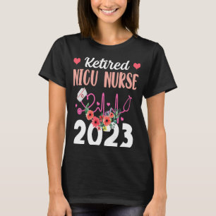 Camiseta Enfermeiro da NICU 2023 aposentado Presentes de Ap