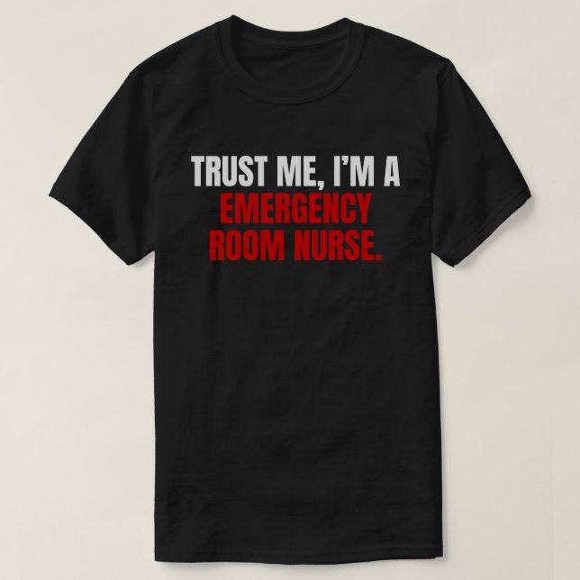 Camiseta Enfermeiro da sala de emergência (Frente do Design)