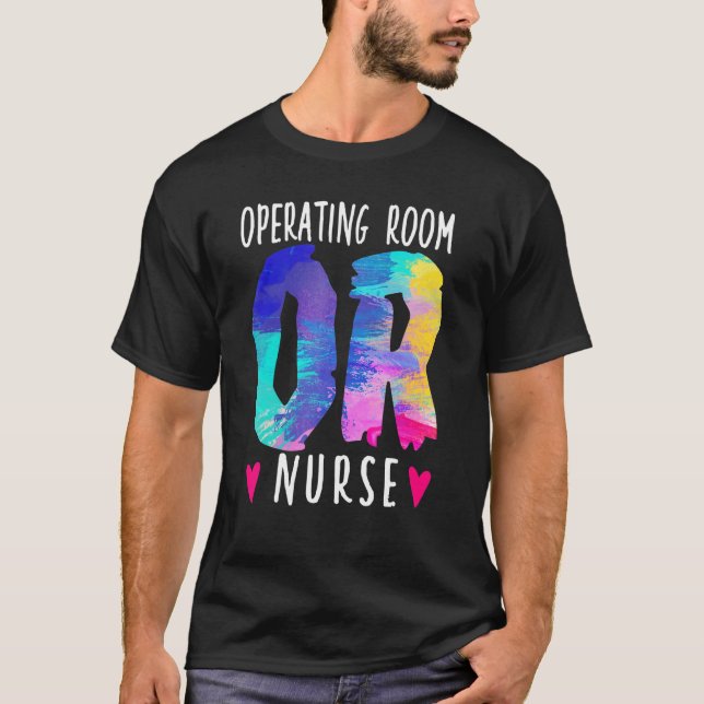 Camiseta Enfermeiro Da Sala De Funcionamento Semana Ou Enfe (Frente)