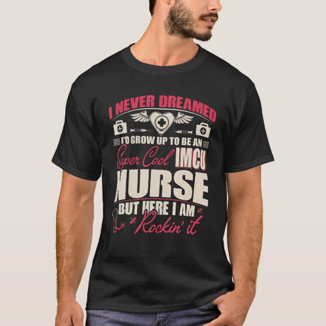 Camiseta Enfermeiro da Unidade de Cuidados Intermédios IMCU (Frente)