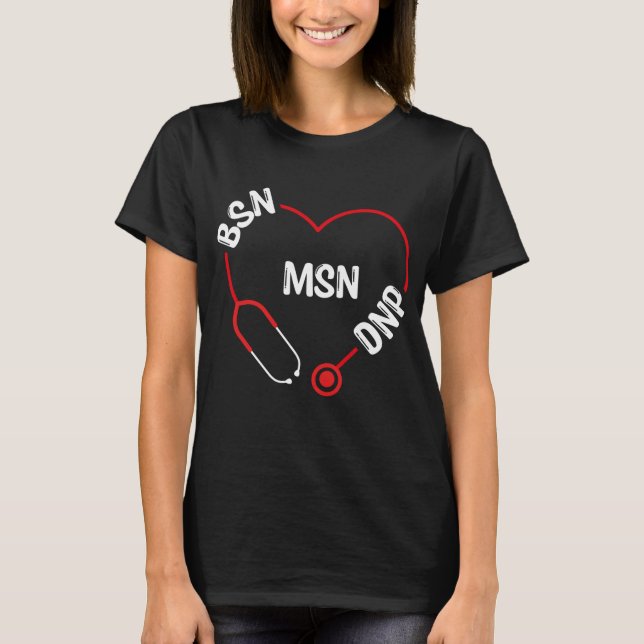 Camiseta Enfermeiro de Apreciação Médica de DNP DNP do MSN  (Frente)