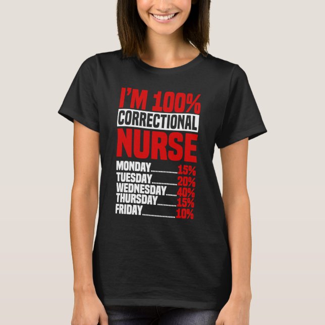 Camiseta Enfermeiro de Correção 100 RN Nurs Forensic (Frente)
