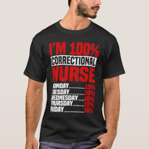 Camiseta Enfermeiro de Correção 100 RN Nurs Forensic
