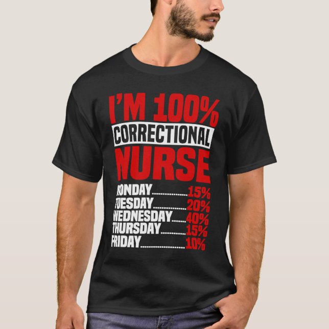 Camiseta Enfermeiro de Correção 100 RN Nurs Forensic (Frente)