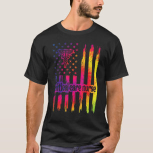 Camiseta Enfermeiro De Cuidados Críticos Rn Icu Cuidados Cr