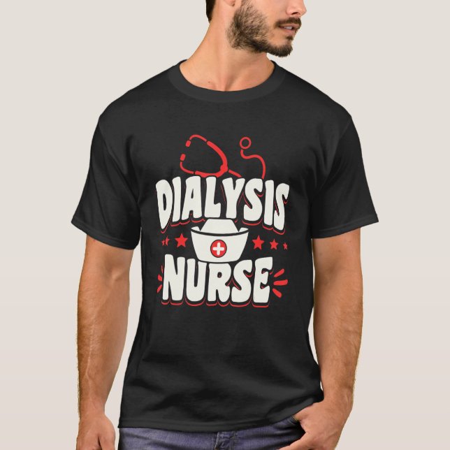 Camiseta Enfermeiro de Diálise Rins (Frente)