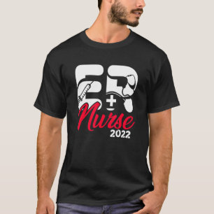 Camiseta Enfermeiro de Emergência 2022 Hospital Estetoscópi