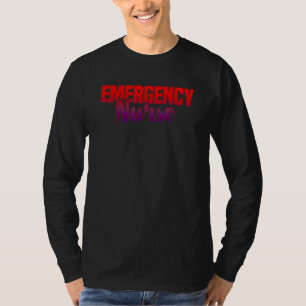 Camiseta Enfermeiro de Emergência Cna Enfermagem Medicina H