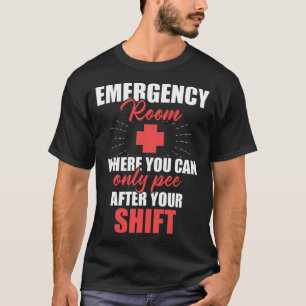 Camiseta Enfermeiro De Emergência Pele Após Enfermagem de