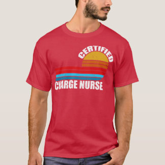 Camiseta Enfermeiro de Encargo Certificado retro vintage ca