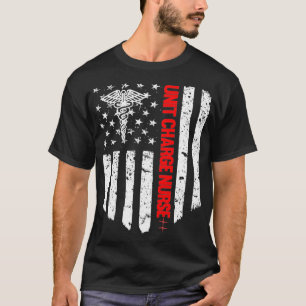 Camiseta Enfermeiro de Enfermeira Americana Flag RN Nurs Re