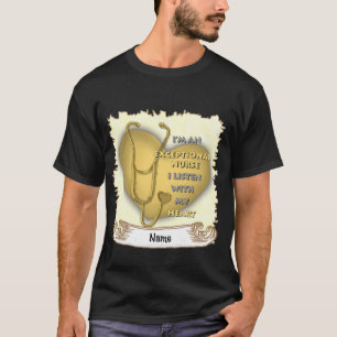 Camiseta Enfermeiro de exceção amarelo