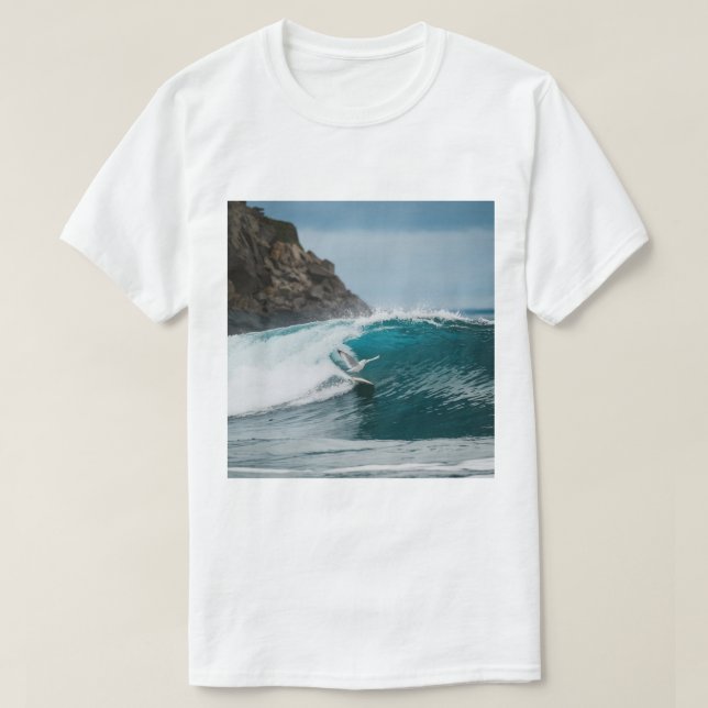 Camiseta Enfermeiro de inverno, surf de gaivota, gaivota T (Frente do Design)