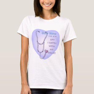 Camiseta Enfermeiro de LPN do Estetoscópio
