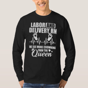 Camiseta Enfermeiro De Mão De Obra E De Entrega Que Enferma